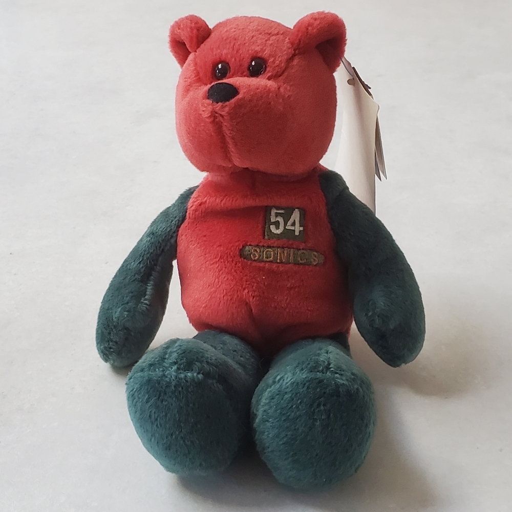 NBA Horace Grant #54 Seattle Sonics  Limited Treasures ProBear Plush Beanie Bear